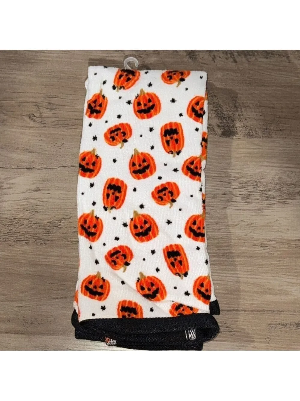 Halloween Pumpkin Kitchen Towels Set of 2 New